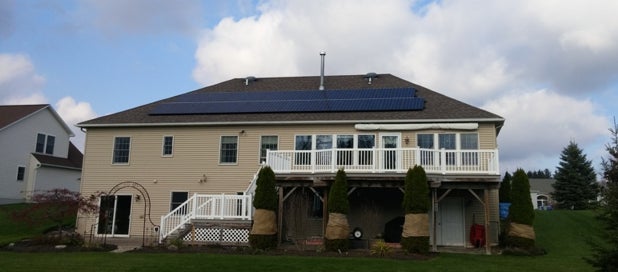 Roof Mounted Solar Black on Black