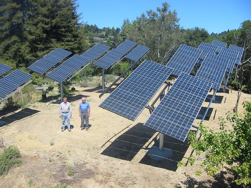 12 kW ground-mounted solar system in Corralitos, CA