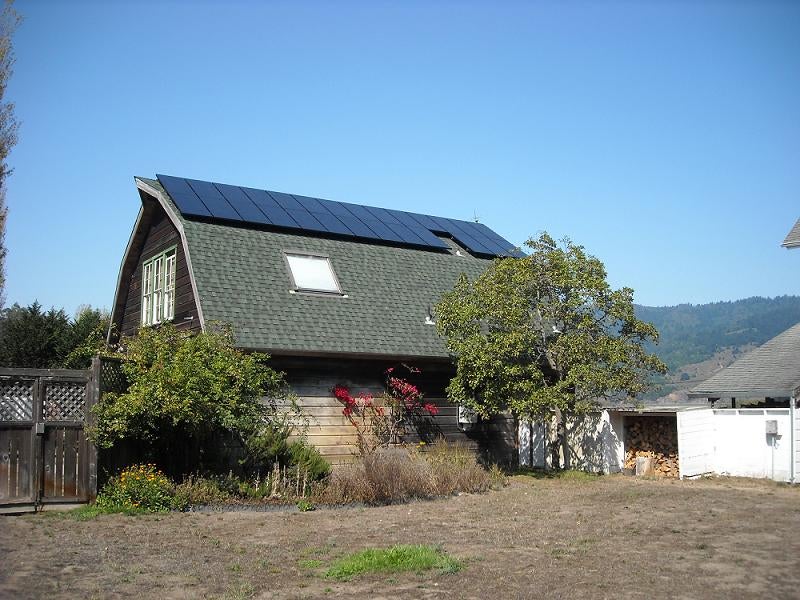 5.3 kW solar PV system in Bolinas, CA 