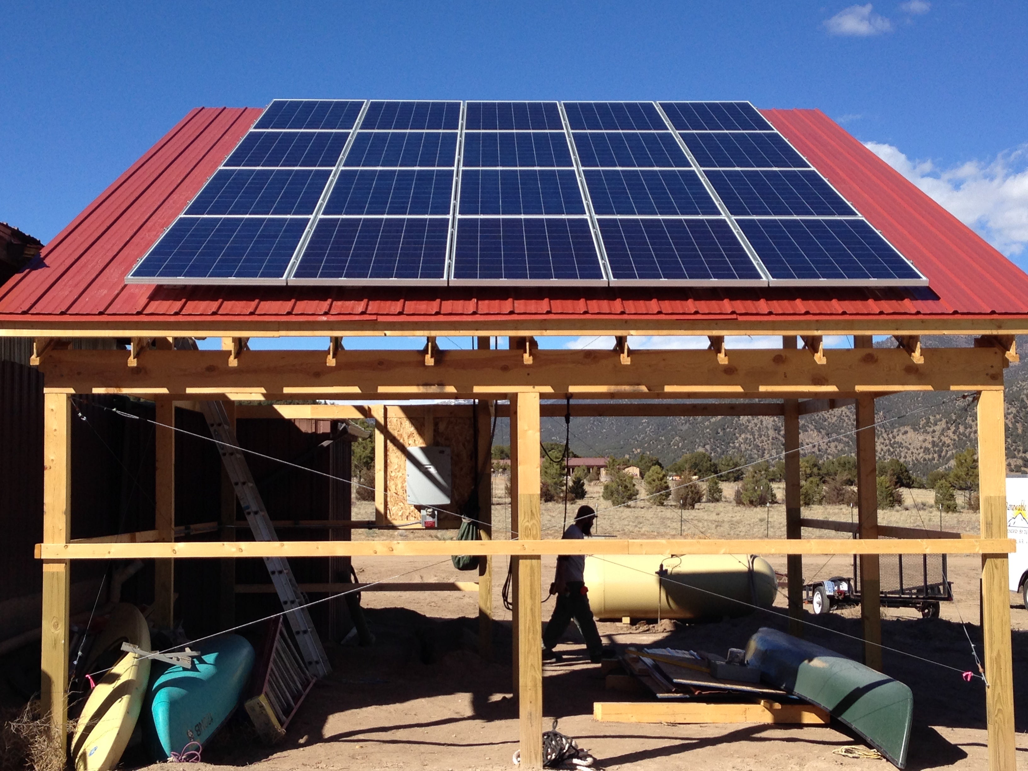 Roof Mounted PV System