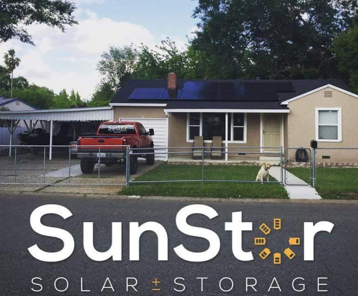 SunStor Solar (out of business) logo
