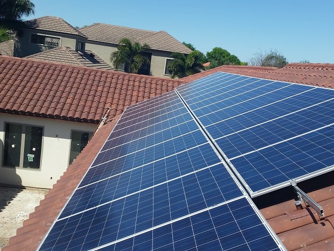 PV on Tile roof