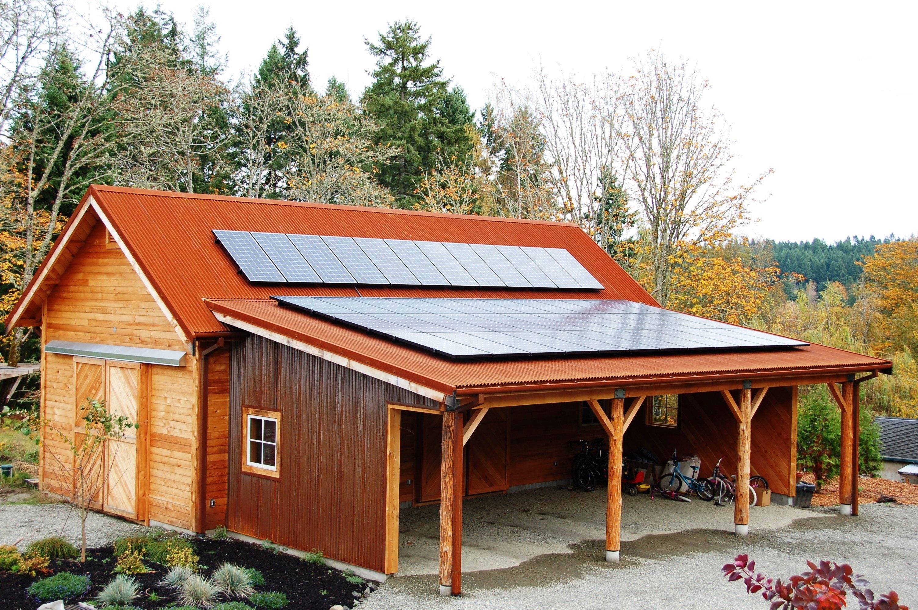 Solar-Powered Barn