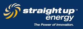 Straight Up Energy. logo