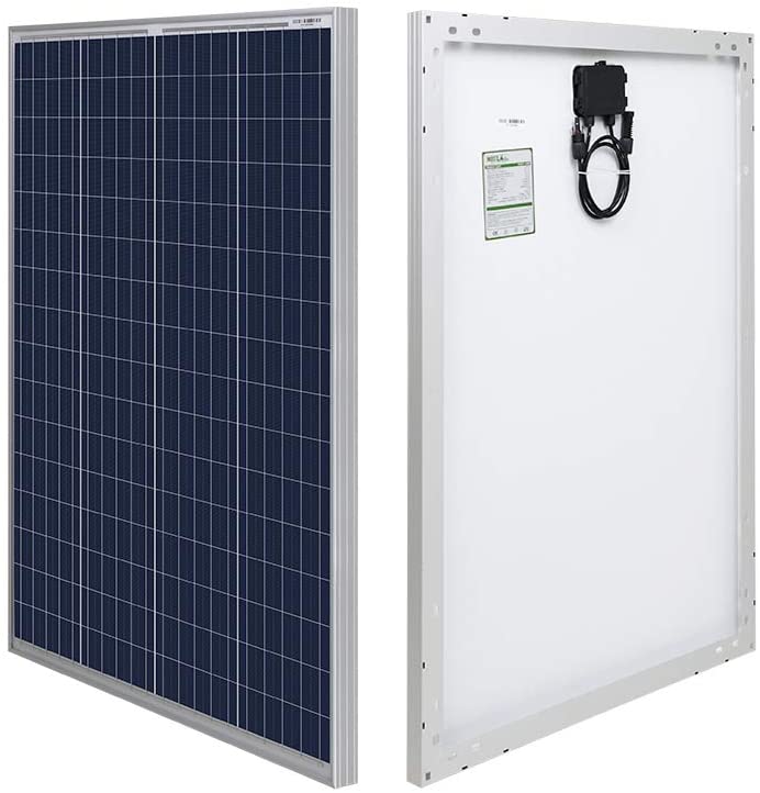 HQST 100 Watt 12 Volt Polycrystalline Solar Panel