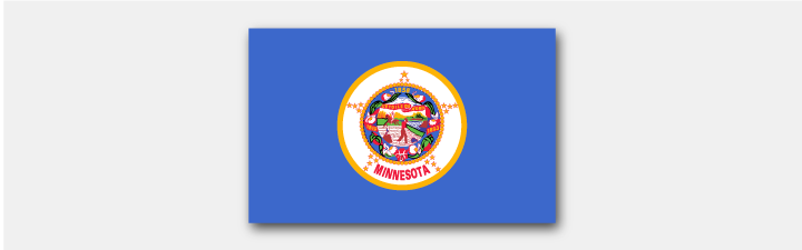 Minnesota Staatsflagge