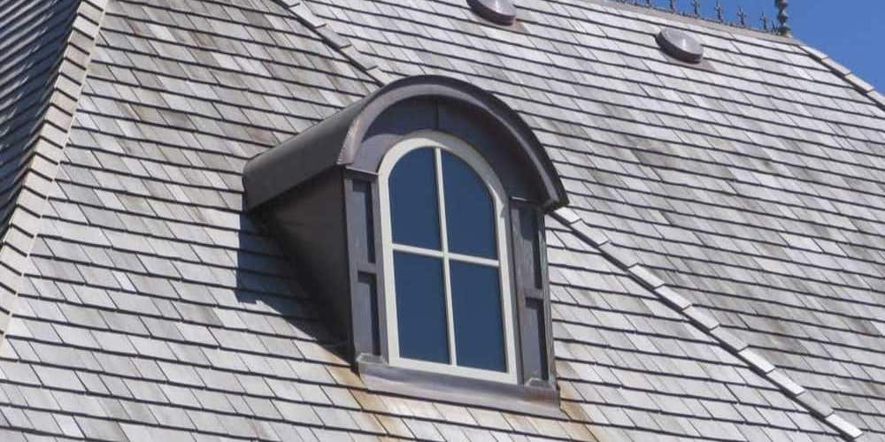 Arched dormer on a residential home