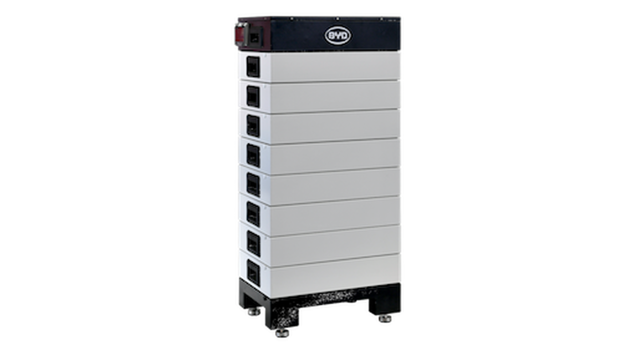 10.2 kWh BYD B-Box HV Battery Storage w/6kW SMA Sunny Boy Storage Inverter