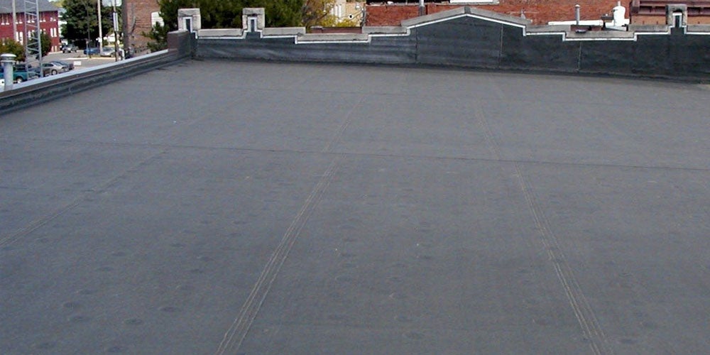 Flat roofing materials