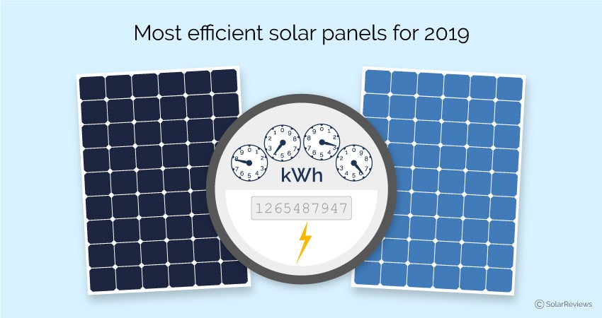 Solar Panel Efficiency Comparison Chart
