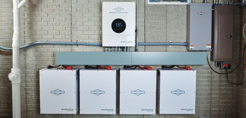 SimpliPhi batteries installed in a home