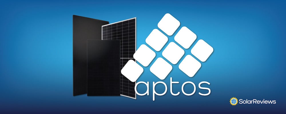 Aptos solar panel brand logo