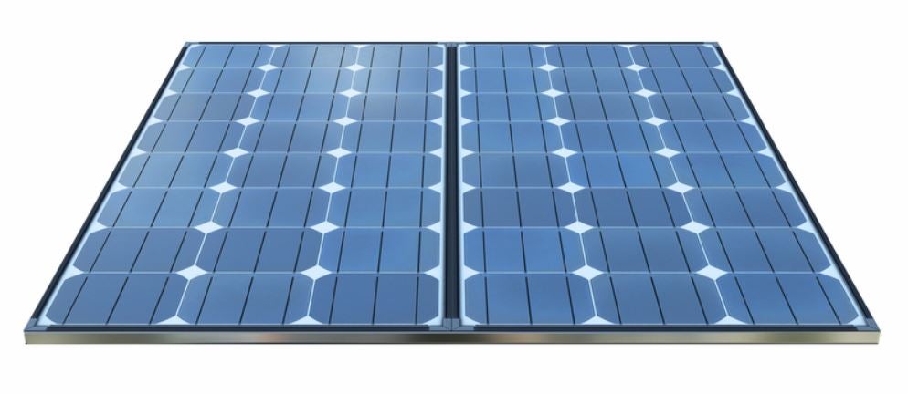 blue polycrystalline solar panel