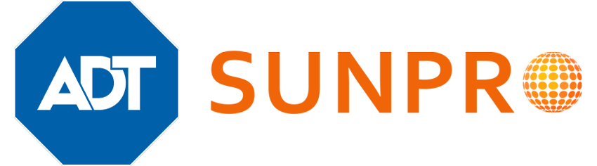 adt and sunporo solar logos