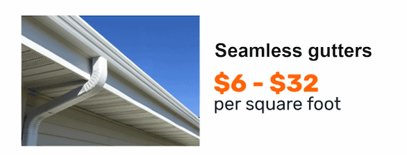 Seamless gutter cost