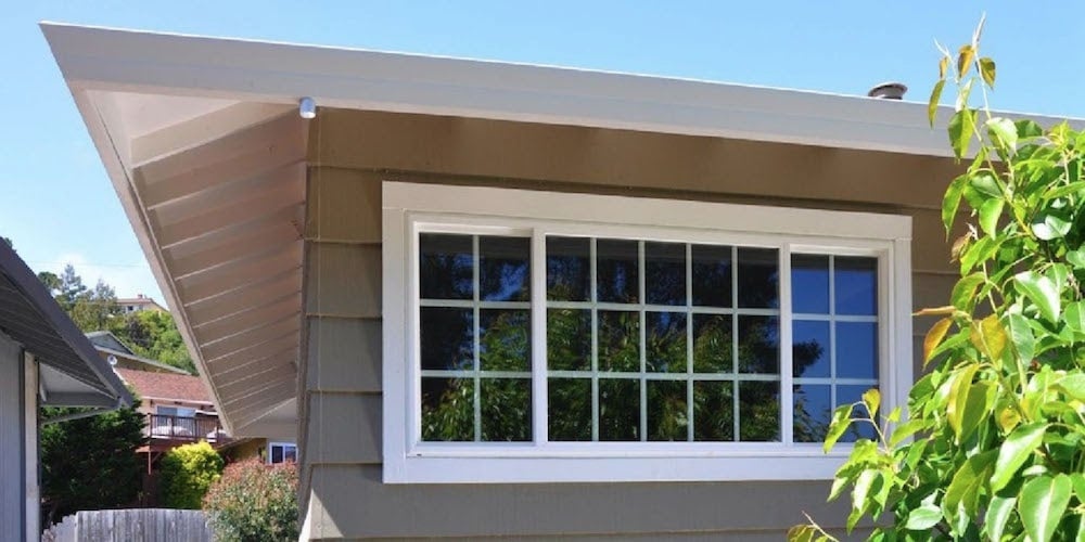 Simonton Madeira end vent slider windows in a residential home
