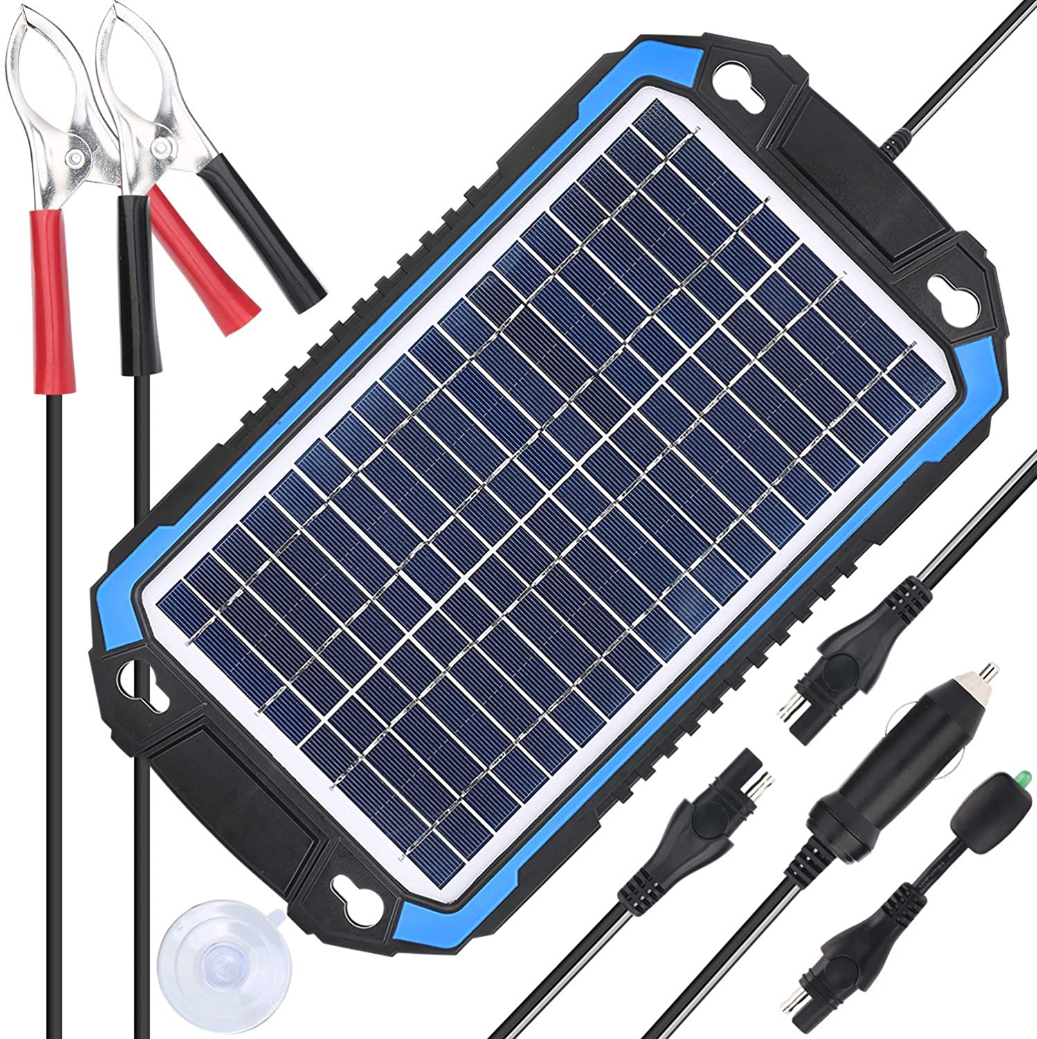 SUNER POWER 12V Solar Panel Car Battery Charger & Maintainer