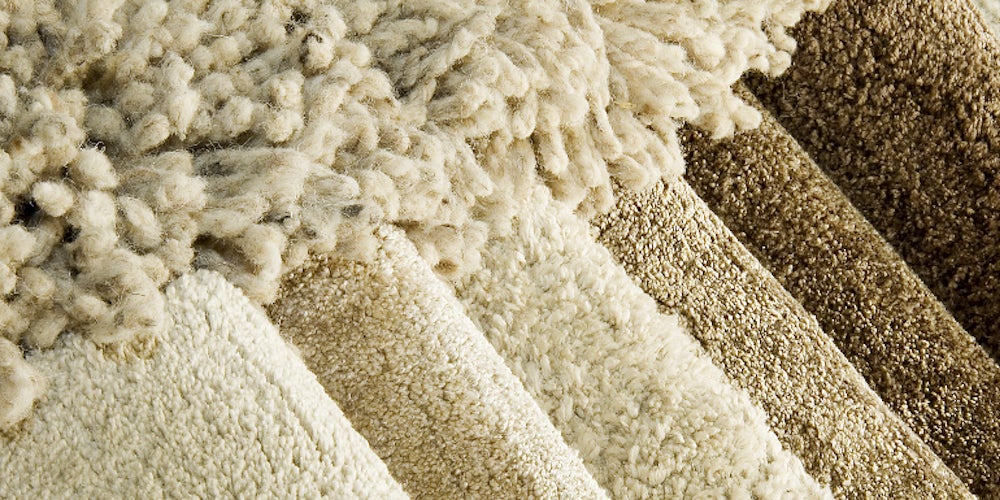 Wool carpet in a residential home