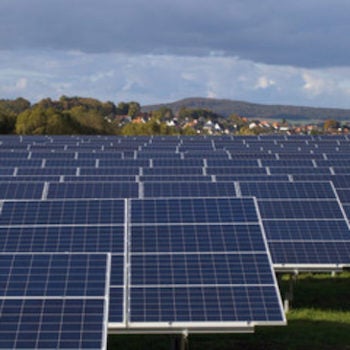 Patua Solar Project at Patua Geothermal Plant, Churchill County, NV. Patua Solar Project at Patua Geothermal Plant, Churchill County, NV. Courtesy of Empower Energies.